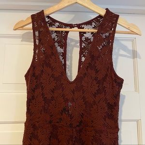 Nightcap Clothing Lace Jumpsuit